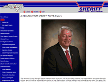 Tablet Screenshot of harnettsheriff.com